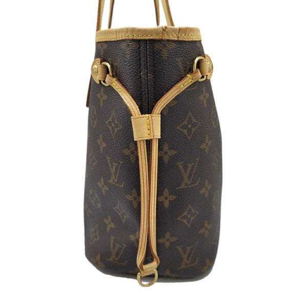 LOUIS VUITTON Monogram Neverfull PM M41000 TH3017 Handbag Shoulder Bag Leather C - Picture 4 of 10